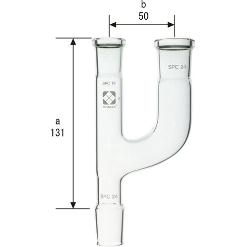 SIBATA SPC連結管 二又 SPC−19−2