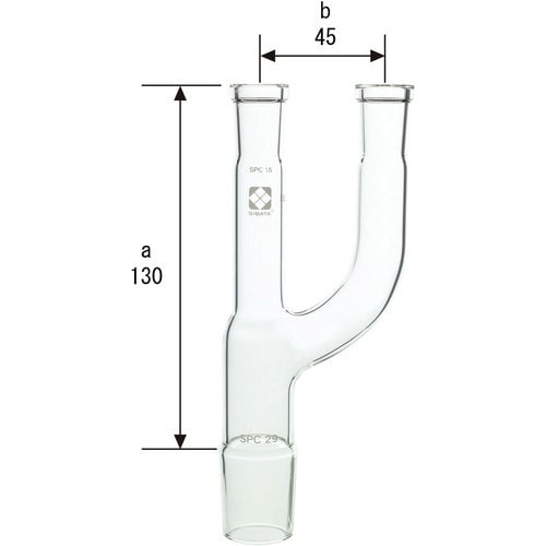 SIBATA SPC連結管 二又 SPC−15−2