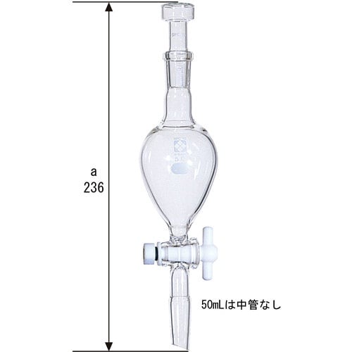 SIBATA SPC分液ロート PTFEコック付