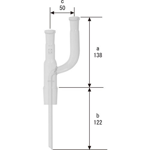 SIBATA SPC連結管 二又 ガス導入管付 S