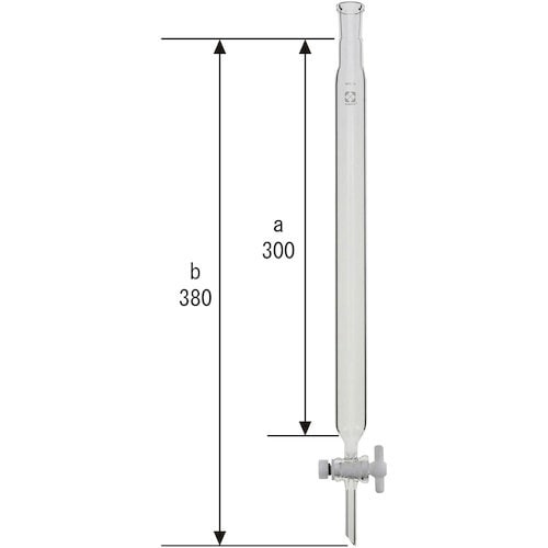 SIBATA SPCクロマトカラム PTFEコック