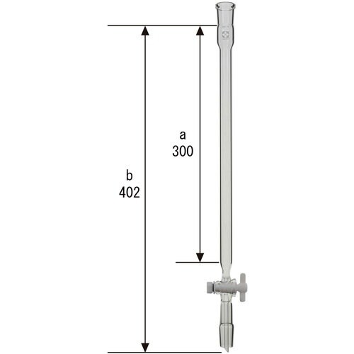 SIBATA SPCクロマトカラム PTFEコック