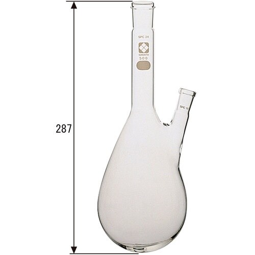 SIBATA SPC二口ケルダールフラスコ 500