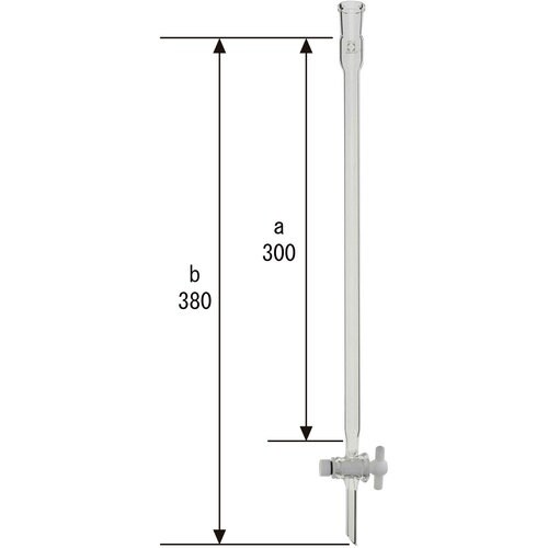 SIBATA SPCクロマトカラム PTFEコック
