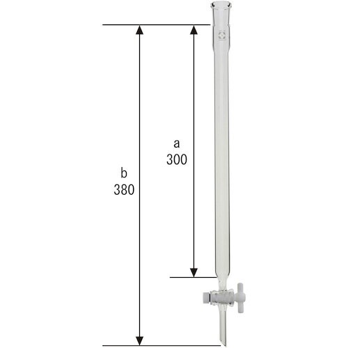 SIBATA SPCクロマトカラム PTFEコック