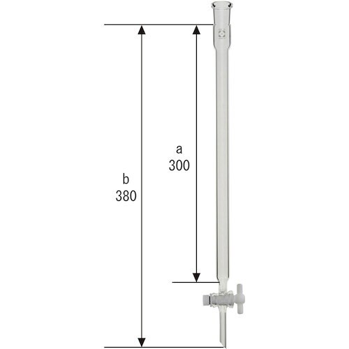 SIBATA SPCクロマトカラム PTFEコック