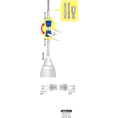 DENSAN 六角ビットジョインター