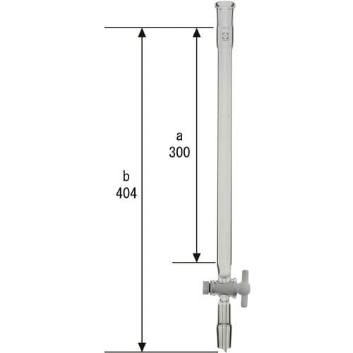SIBATA SPCクロマトカラム PTFEコック