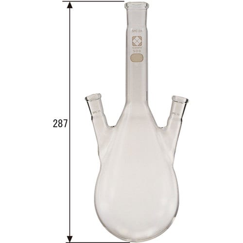 SIBATA SPC三口ケルダールフラスコ 500