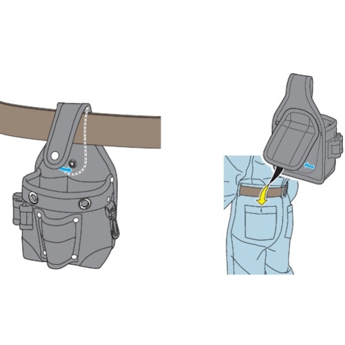 DENSAN ポケットハイポーチ