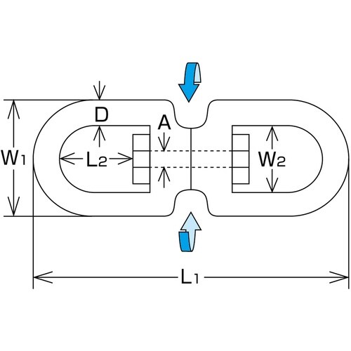 水本 フック ステンレス スイベル 線径5mm 長
