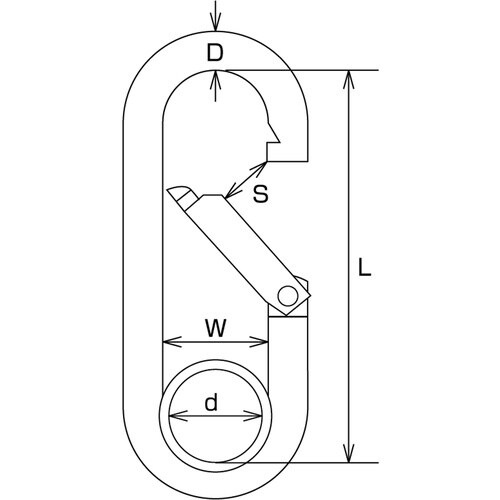 水本 リングキャッチ ステンレス プチカラビナ(リ