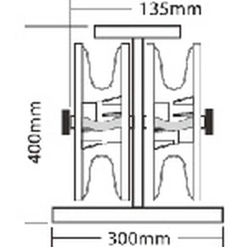 DENSAN プラマジックリールツインスタンドセッ