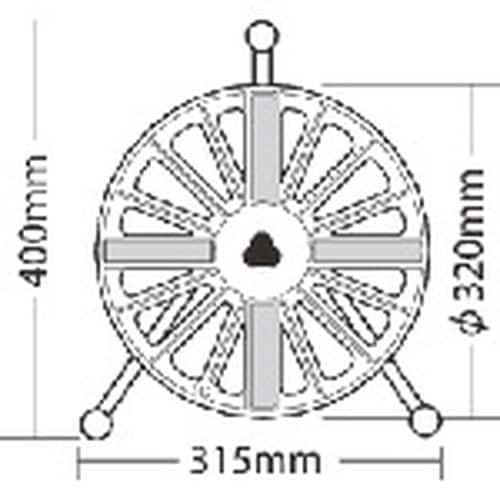 DENSAN プラマジックリールツインスタンドセッ
