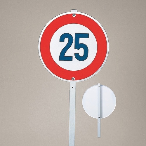 緑十字 ポール用標識取付金具(片面・両面表示兼用)