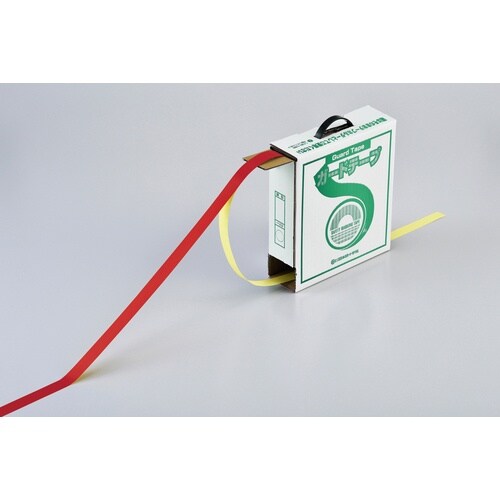 緑十字 ガードテープ(ラインテープ) 赤 GTH−