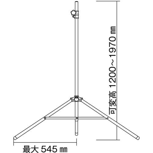 緑十字 スーパーワイヤレスメガホン用スタンド メガ