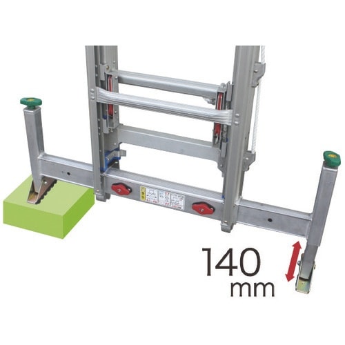 NAKAO 3連伸縮はしご レン太 7m アウトリ