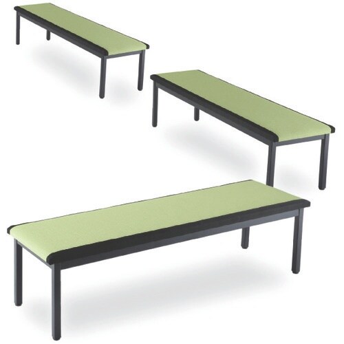 MIZUNO ベンチ 樹脂タタミベンチ 背なしタイ