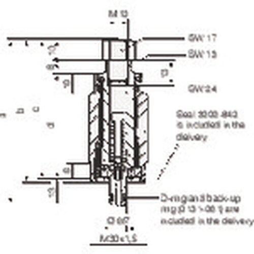 ROEMHELD クランプ(工作機械用) ねじ付き
