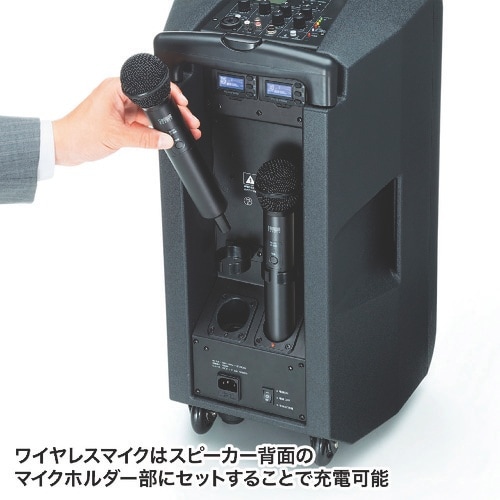 SANWA ワイヤレスマイク付き拡声器スピーカー