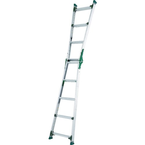 アルインコ 高段差用伸縮脚付きはしご兼用脚立 天板