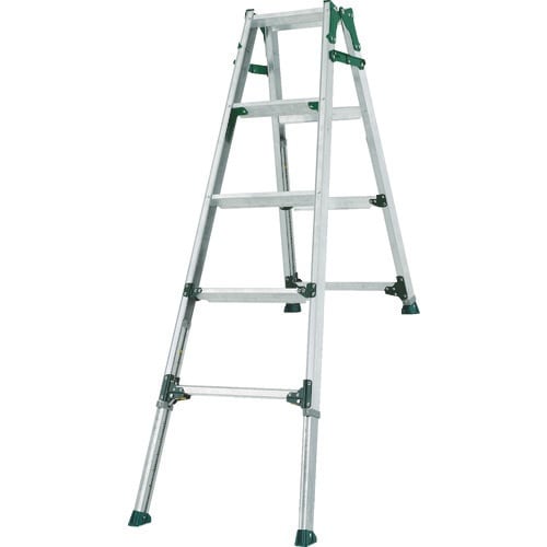 アルインコ 高段差用伸縮脚付きはしご兼用脚立 天板