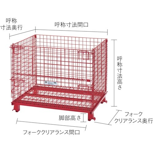 TRUSCO ネットパレット 1000X800X8