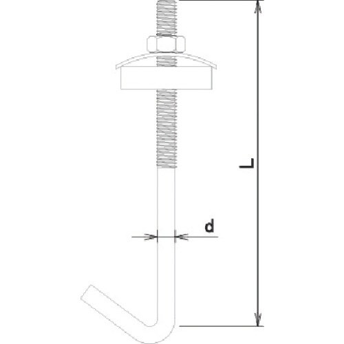 DAIDOHANT クロメートフック 小波 6×9
