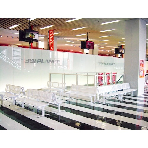 テラモト パンチングベンチ D−1500 背付