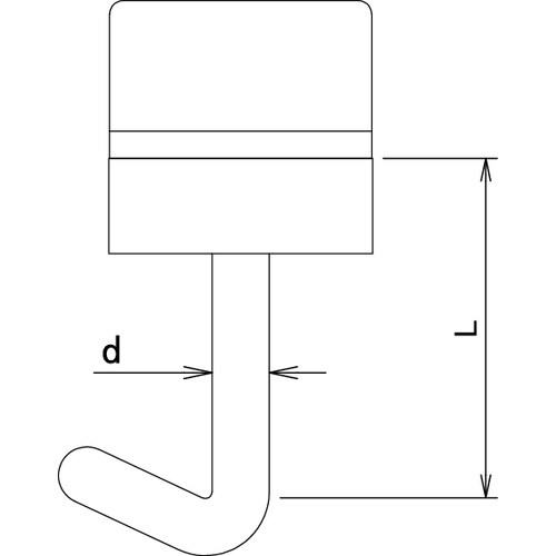 DAIDOHANT ワンタッチプラフック ブロンズ