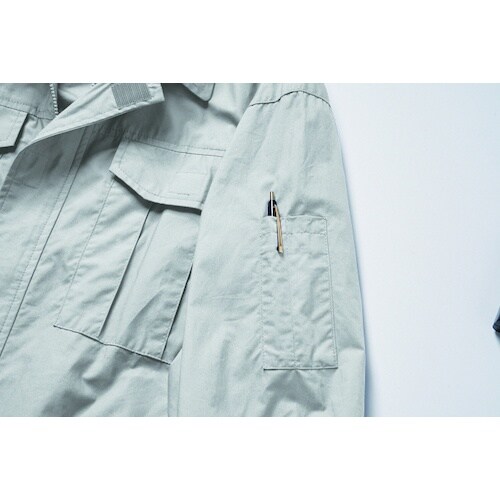 空調服 綿薄手ワークウエアのみ ダークブルー S