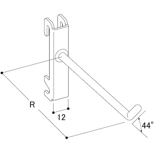 タテヤマアドバンス 陳列機器 ネット用フック Φ4