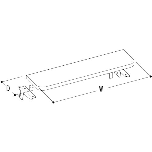 タテヤマアドバンス LG前面棚セット 60cm