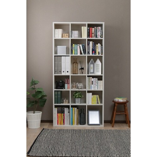 IRIS 250488 ブックシェルフ オフホワイ