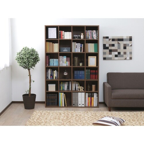 IRIS 250491 ブックシェルフ ウォールナ