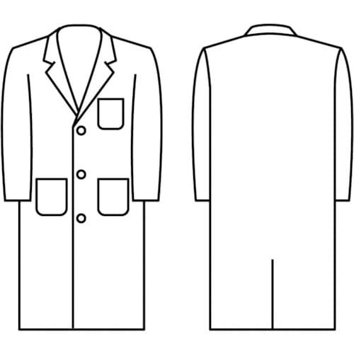 テイケン 耐熱耐薬品白衣