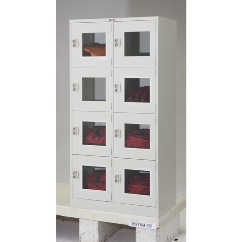 TRUSCO 窓付きコインロッカー10人用