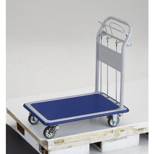 TRUSCO プレス製台車 ドンキーカート 固定