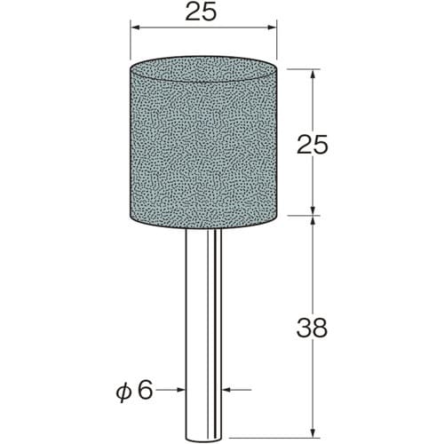 リューター 軸付砥石