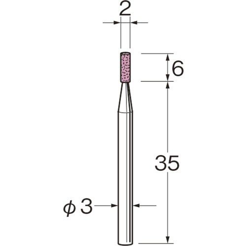 リューター 軸付砥石