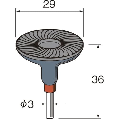リューター セラミックアングル砥石(金属研削用)