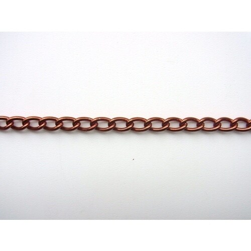 ニッサチェイン 鉄カラーマンテル 15m巻 茶