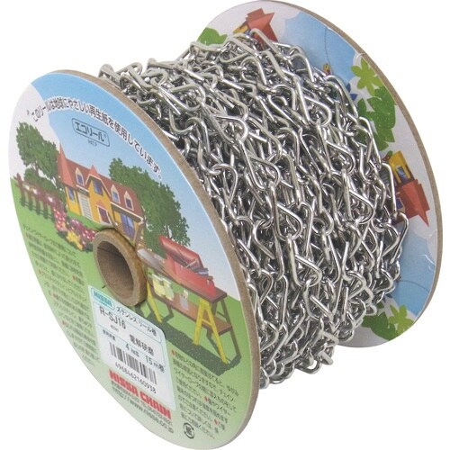 ニッサチェイン ステンレス三つ組 15m巻