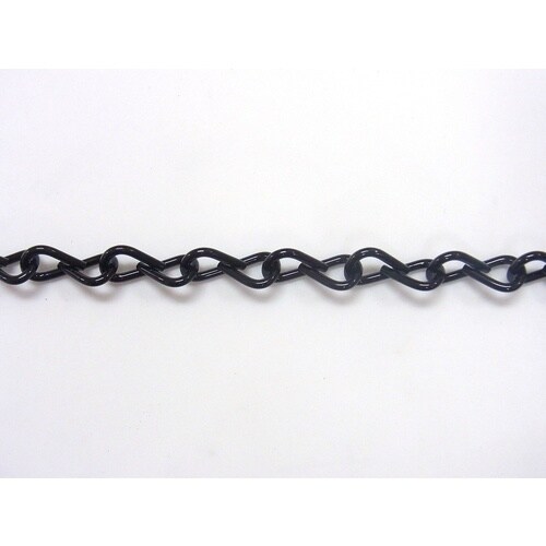 ニッサチェイン 鉄カラー三ッ組 15m巻 黒