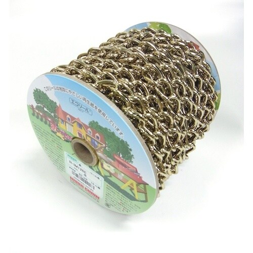 ニッサチェイン 鉄カラーマンテル 15m巻 金