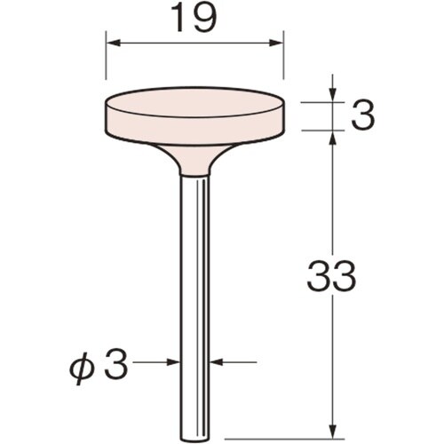 リューター 軸付砥石