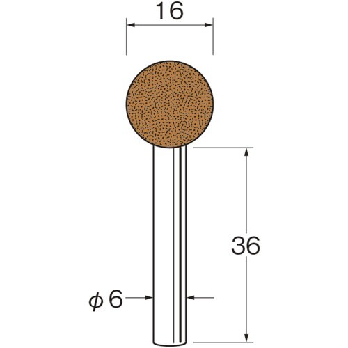 リューター 軸付砥石