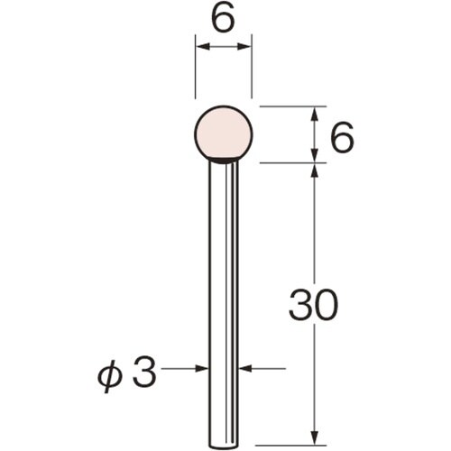 リューター 軸付砥石
