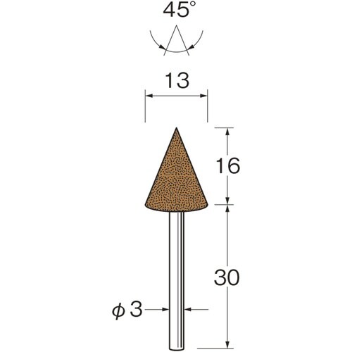 リューター 軸付砥石